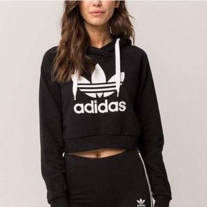 Adidas crop hoodie